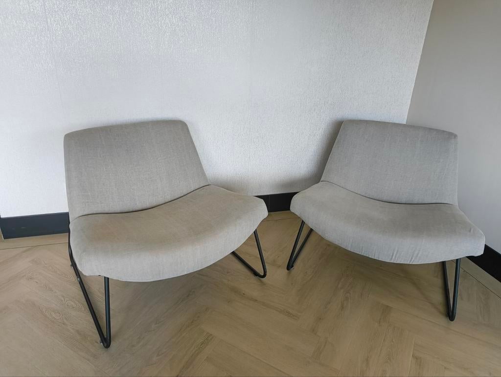 Set van 2 Dyyk Cielo bijzetfauteuils - Zo goed als nieuw, Huis en Inrichting, Ophalen, Twee, Overige kleuren, Zo goed als nieuw