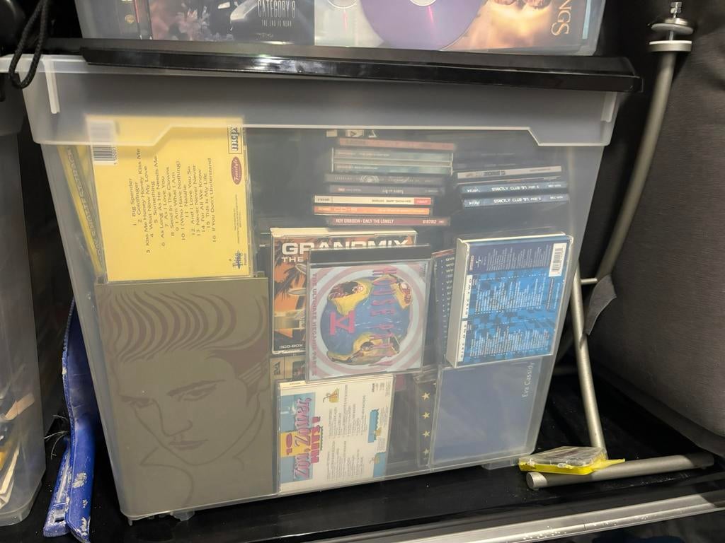 Box met diverse cd’tjes, circa100 stuks, 1 koop, Ophalen, 1985 tot 2000, Gebruikt