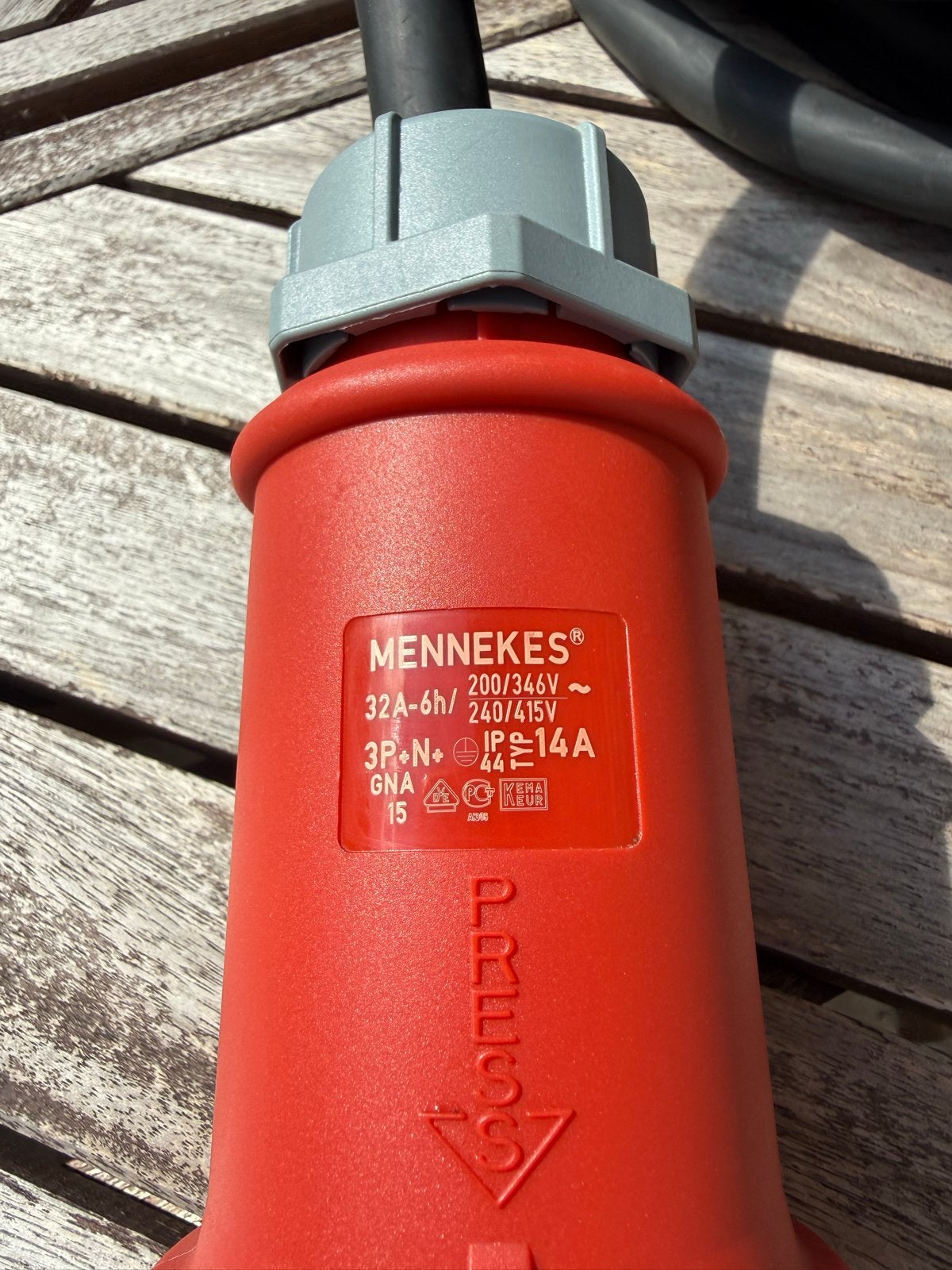 Krachtstroomkabel Lineax H07RN-F 5G6 25m 32A, Doe-het-zelf en Verbouw, Elektra en Kabels, Ophalen, Zo goed als nieuw, Overige merken