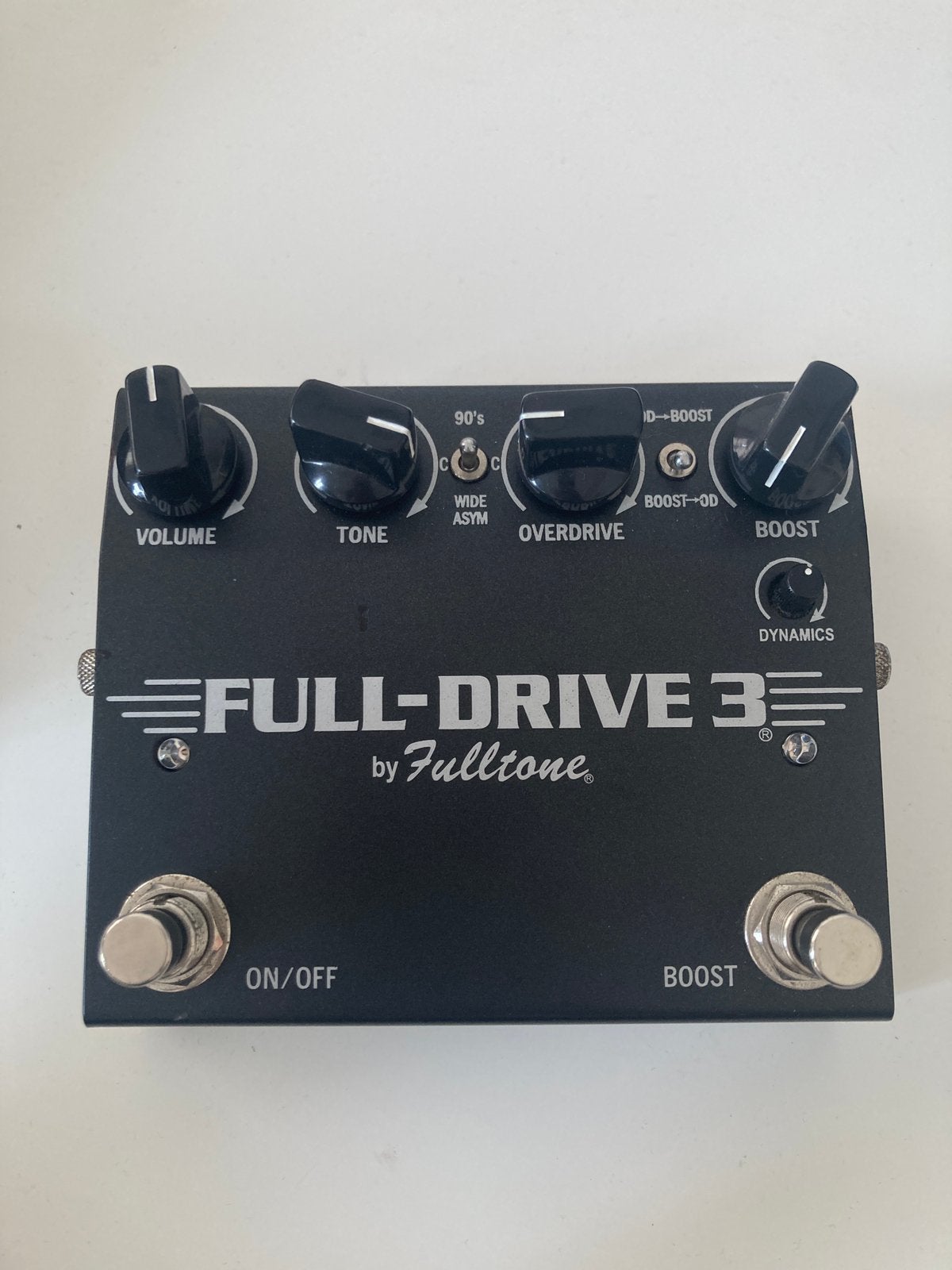 Fulltone Full Drive 3 Overdrive/Boost pedaal, Muziek en Instrumenten, Ophalen of Verzenden, Zo goed als nieuw, Distortion, Overdrive of Fuzz