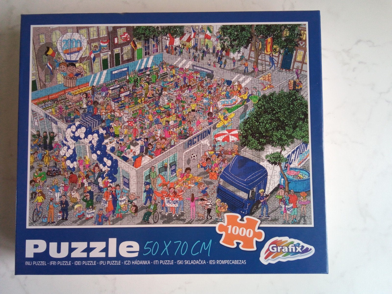 Puzzel Action, Ophalen, 500 t/m 1500 stukjes, Zo goed als nieuw
