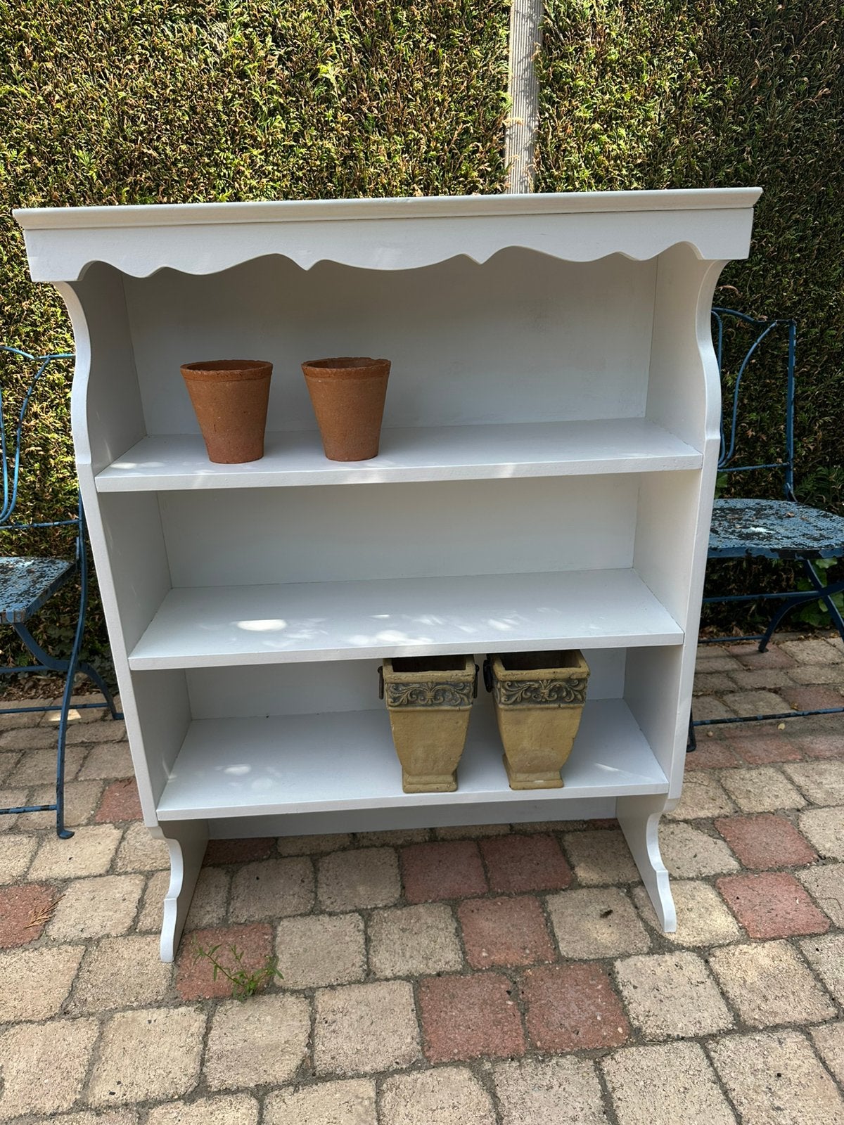 Brocante landelijk regaal, keukenkastje boekenkast, Ophalen