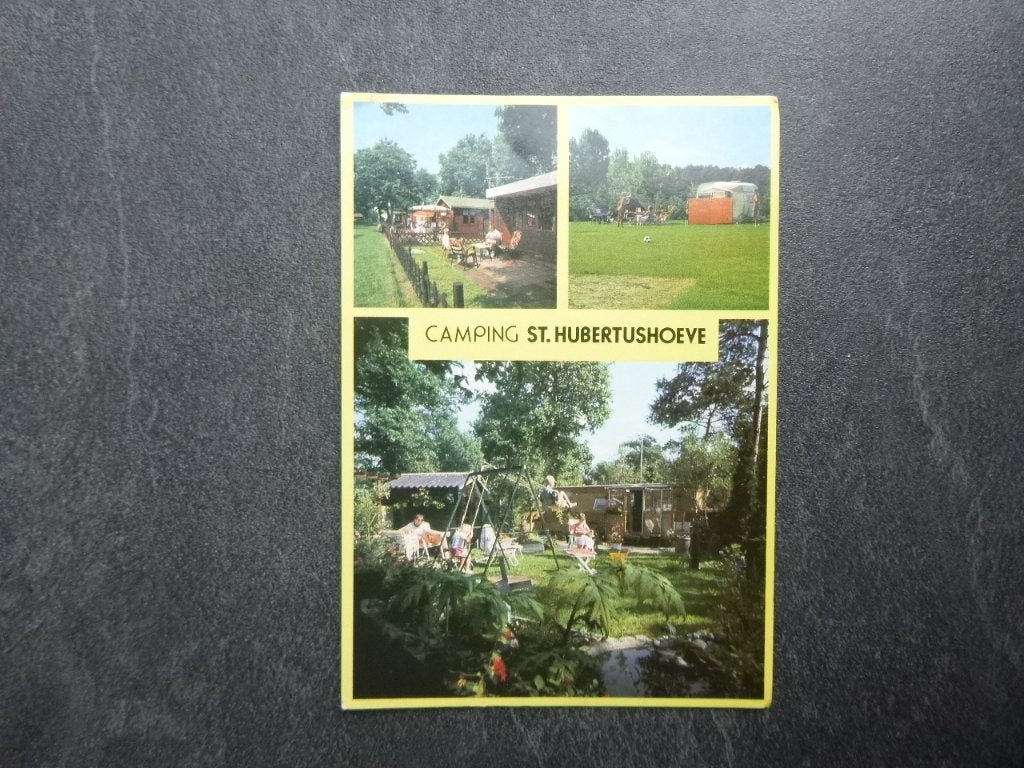 Oosterhout, camping Hubertus hoeve 1989, Verzenden, 1980 tot heden, Gelopen, Noord-Brabant