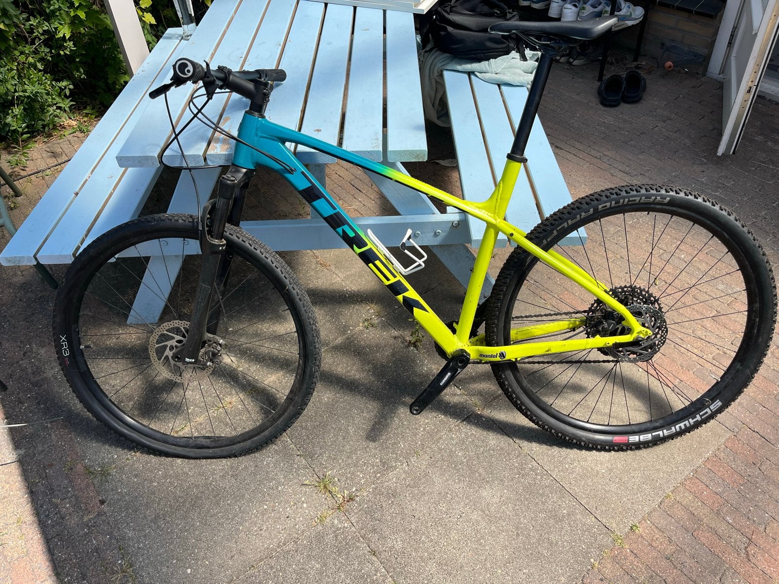 Trek Mountainbike met defecten (spaken en lekke band), Fietsen en Brommers, Ophalen, Gebruikt, Hardtail, Heren