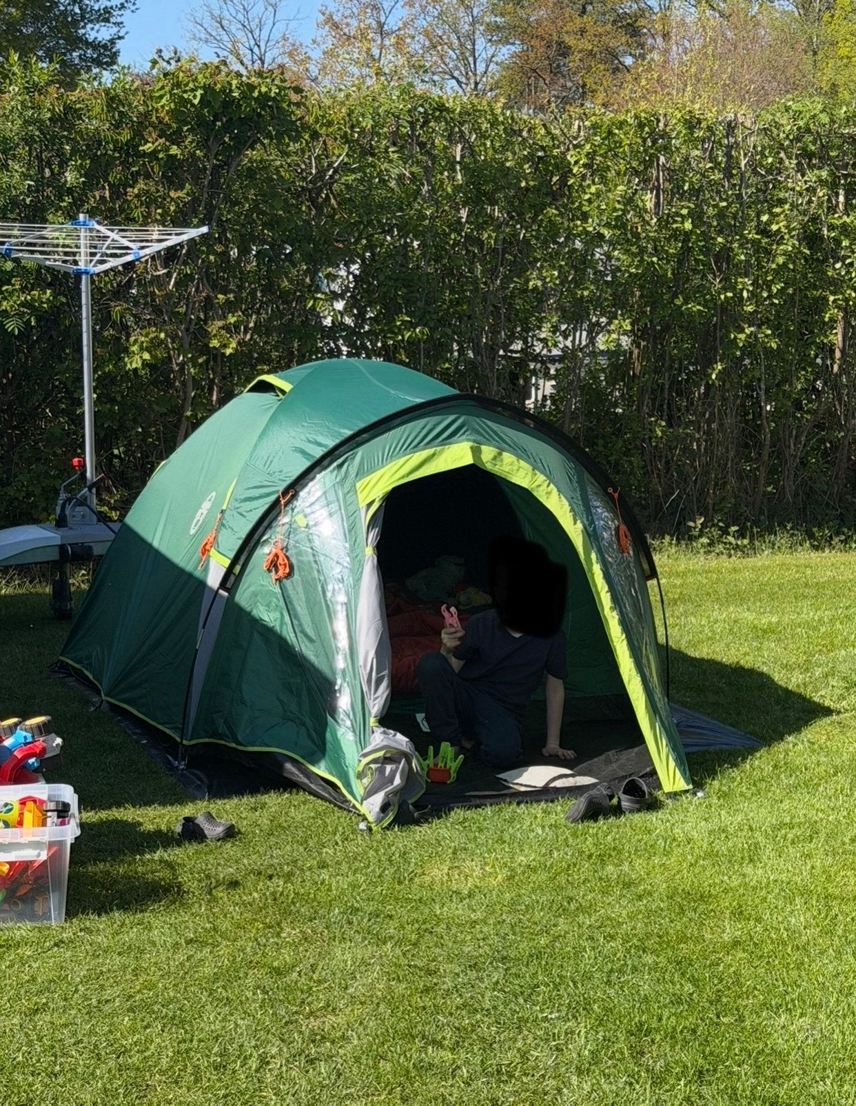 koepeltent, Caravans en Kamperen, Tenten, tot en met 3, Zo goed als nieuw, Ophalen of Verzenden