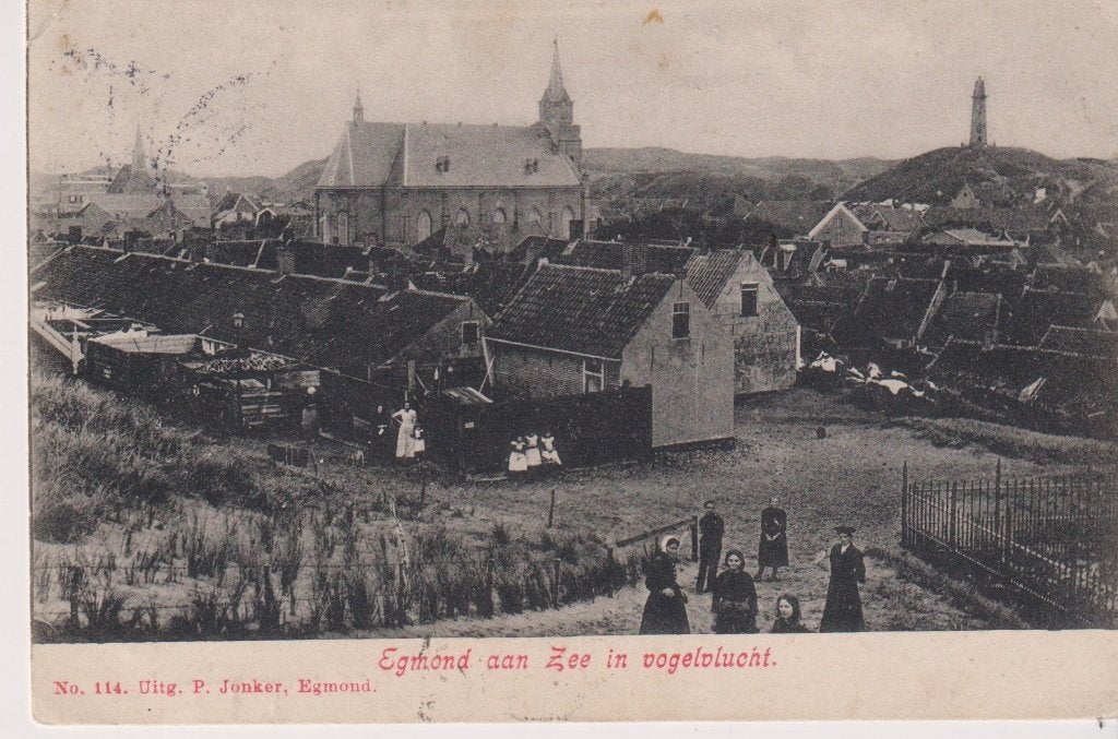 Egmond aan Zee 2215, Verzamelen, Ophalen of Verzenden, Voor 1920, Gelopen, Noord-Holland