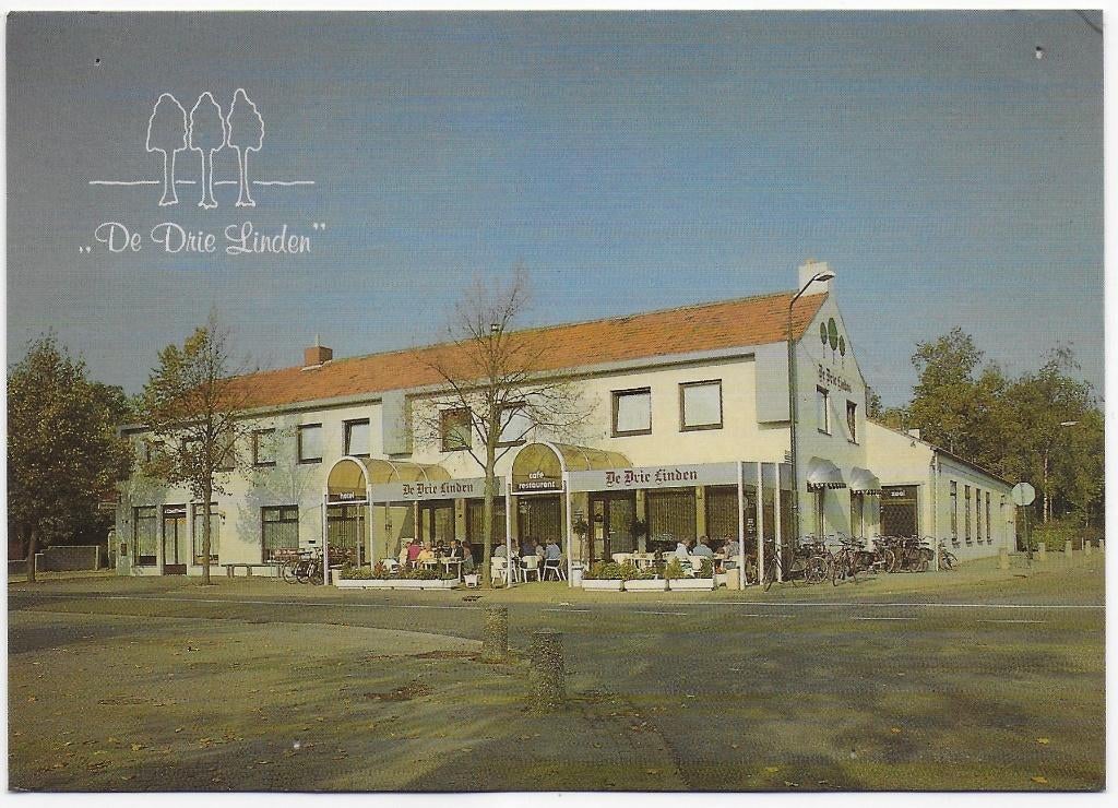 Luyksgestel Hotel Drie Linden Gelopen Ansichtkaart B4679, Ophalen of Verzenden, 1980 tot heden, Gelopen