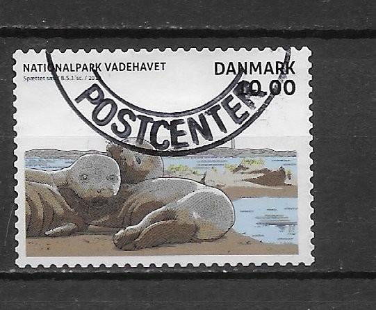 Denemarken 2015 dier zeehond, Verzenden, Denemarken, Gestempeld