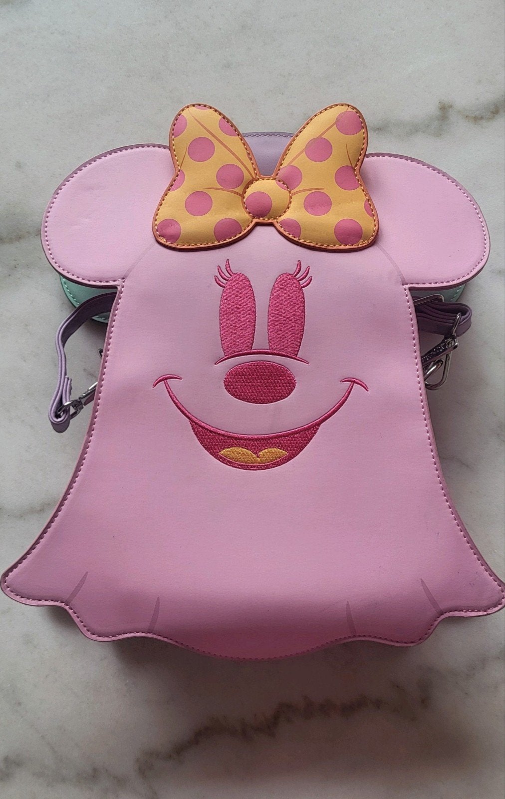 Loungefly Halloween Disney Mickey & Minnie Mouse Tas, Ophalen of Verzenden, Zo goed als nieuw, Overige kleuren, Schoudertasje