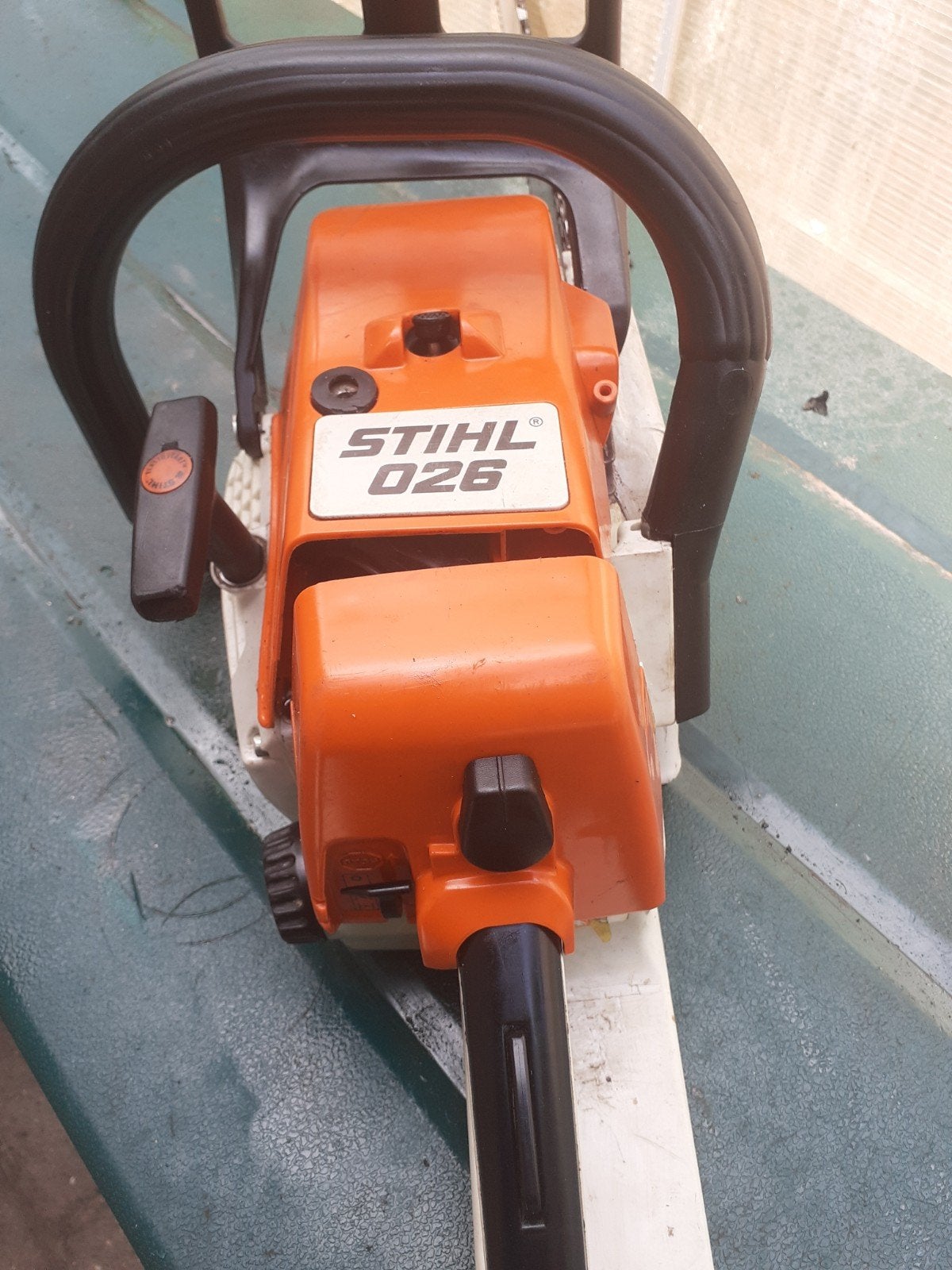 STIHL MS 026 KETTINGZAAG OP BENZINE, Ophalen, Benzine