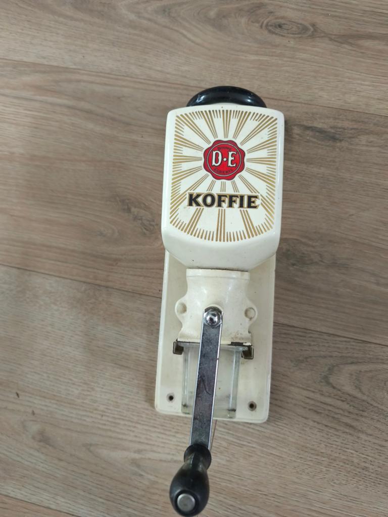 Zeer nette Douwe Egberts wand koffiemolen, Antiek en Kunst, Ophalen of Verzenden