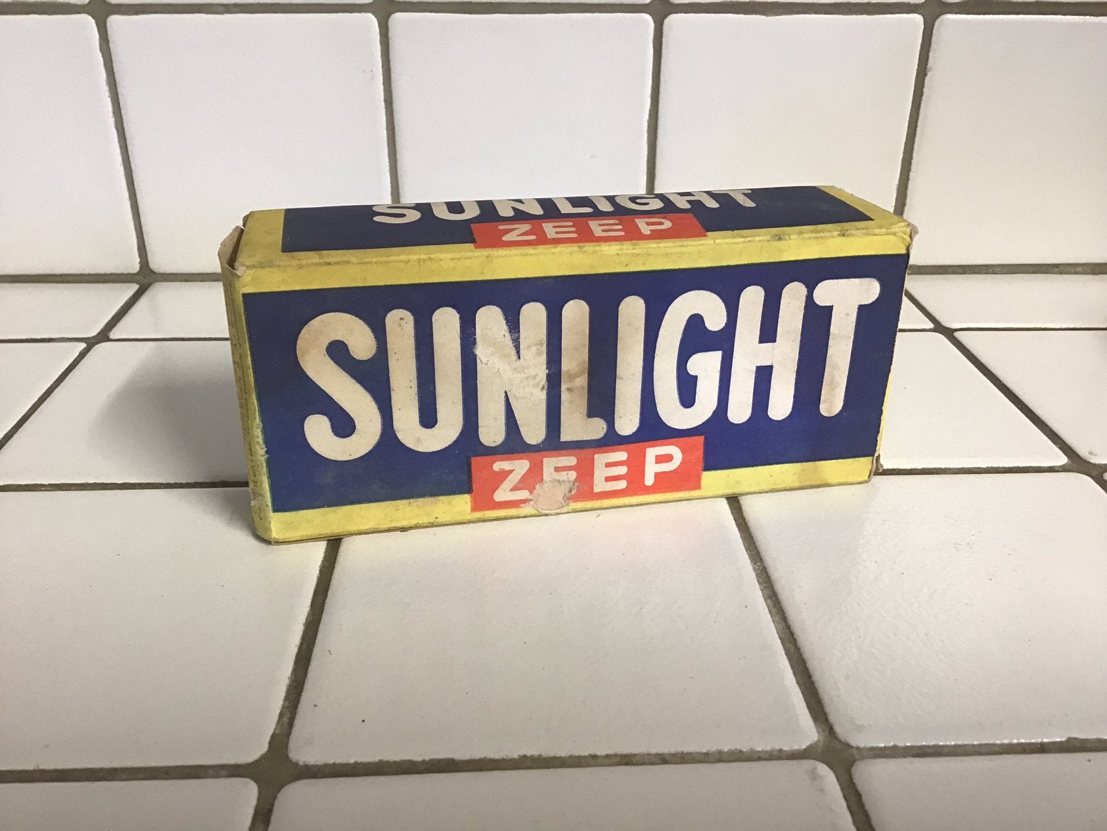 Vintage pakket Sunlightzeep, Ophalen of Verzenden, Zo goed als nieuw