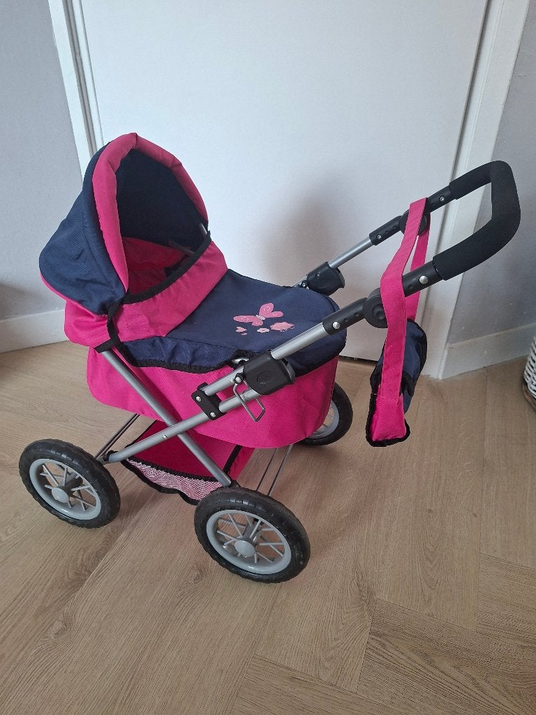 Bayer poppenwagen, Kinderen en Baby's, Speelgoed | Poppen, Ophalen, Gebruikt, Babypop
