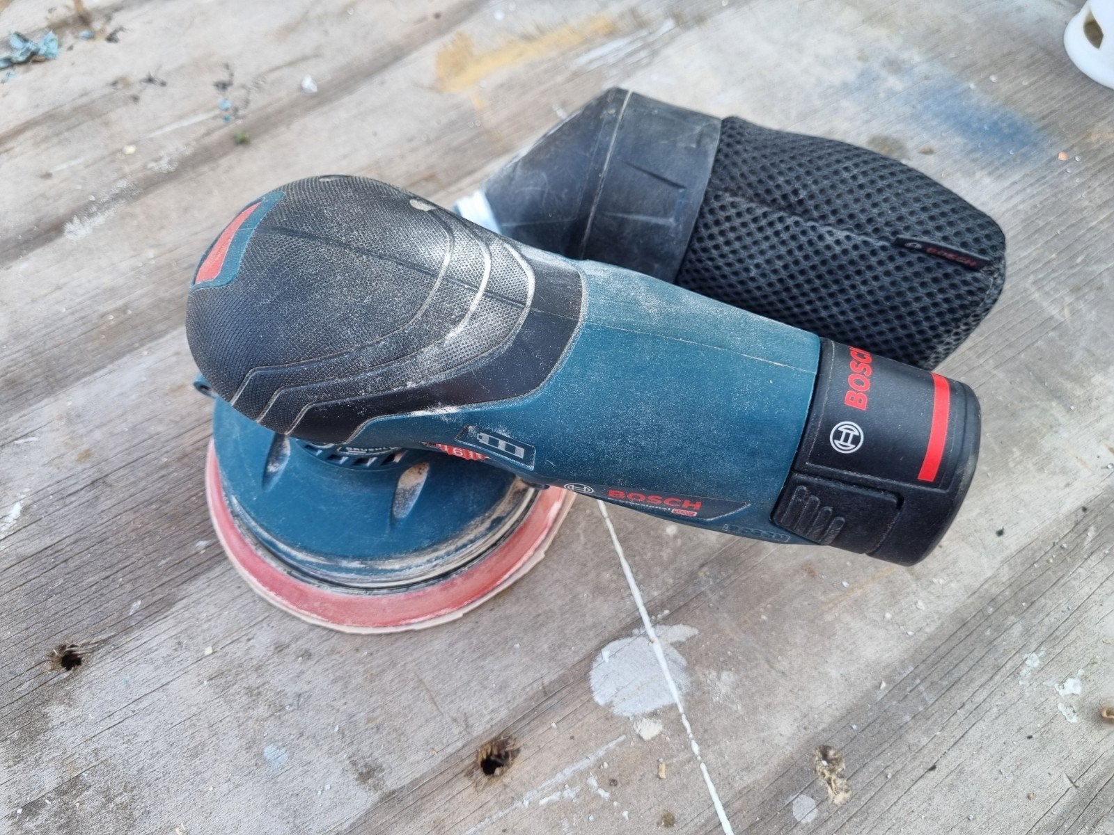 Bosch Professional GEX 12V-125 Excentrische Schuurmachine, Doe-het-zelf en Verbouw, Ophalen of Verzenden, Minder dan 600 watt
