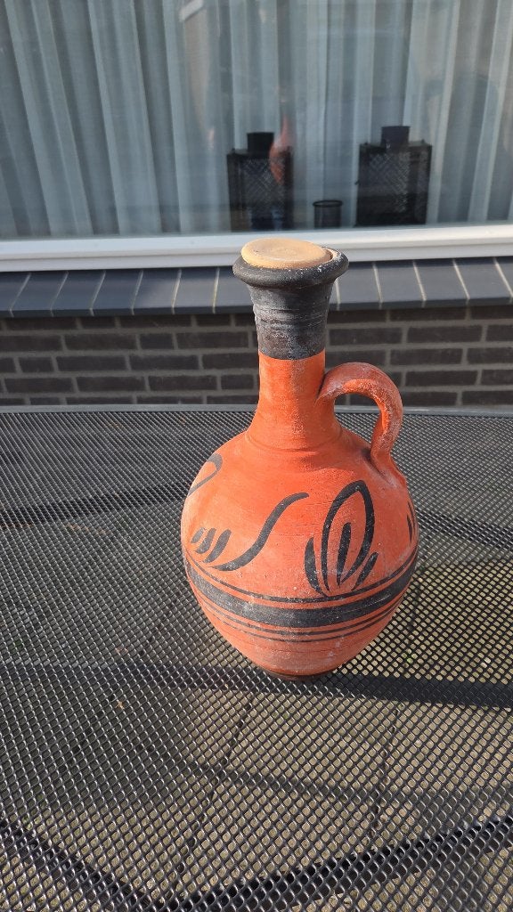 Kruik / vaas / waterpot van aardewerk., Ophalen