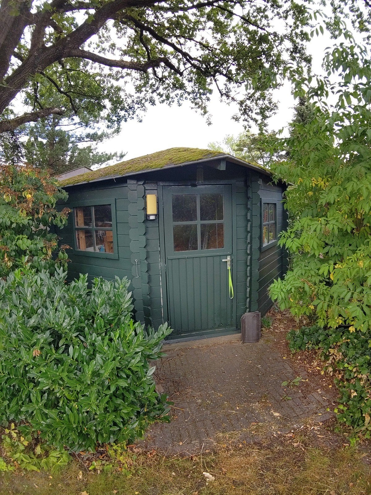 Gebruikt tuinhuisje 270x270 cm - opknapper, Tuin en Terras, Tuinhuizen, Ophalen, Tuinhuis, 250 tot 500 cm, 2 ramen