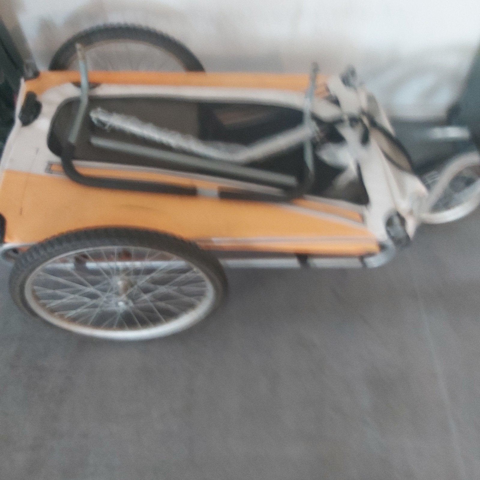 Opvouwbare fietskar, Ophalen, Gebruikt, Bagagekar, Opvouwbaar