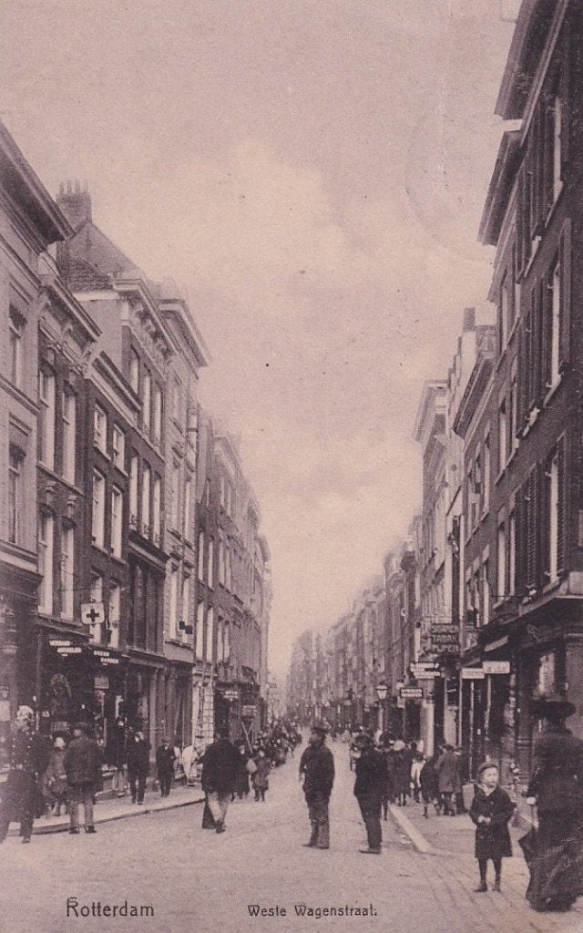 729B Rotterdam Westewagenstraat 1911, Ophalen of Verzenden, Voor 1920, Gelopen, Zuid-Holland
