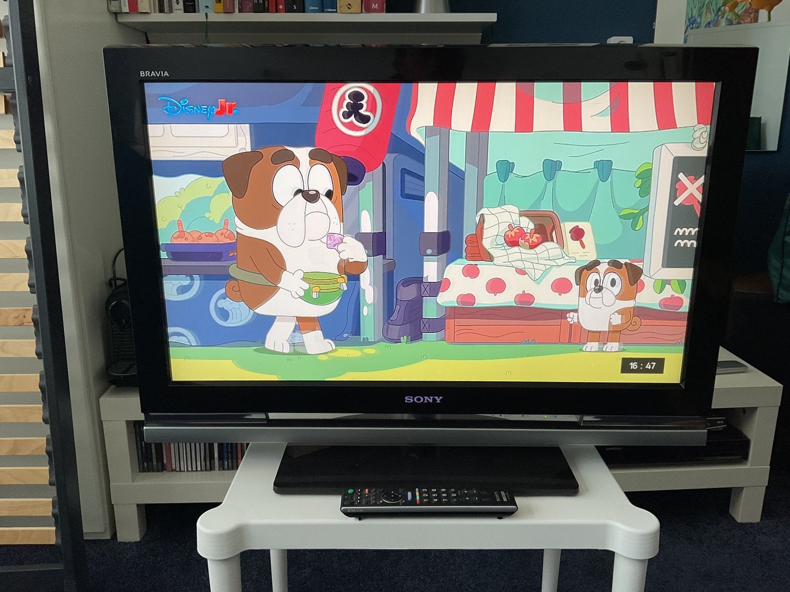 Sony Bravia TV 32 inch, type KDL-32W4000, Ophalen, Gebruikt, 50 Hz, LCD