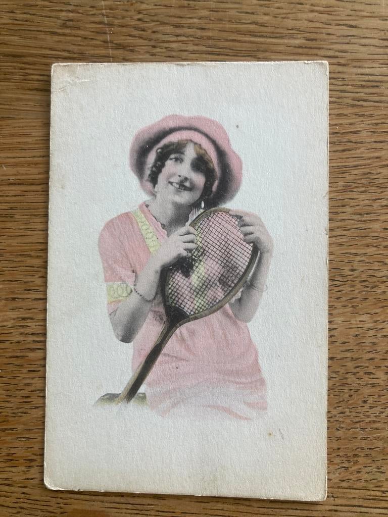 Tennis vrouw, Verzamelen, Ophalen of Verzenden