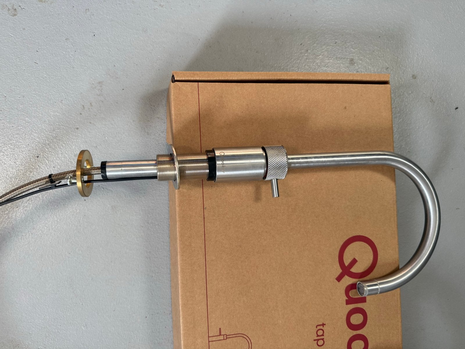 Quooker kokend waterkraan (rvs), Minder dan 50 cm, Gebruikt, Ophalen of Verzenden, Minder dan 100 cm