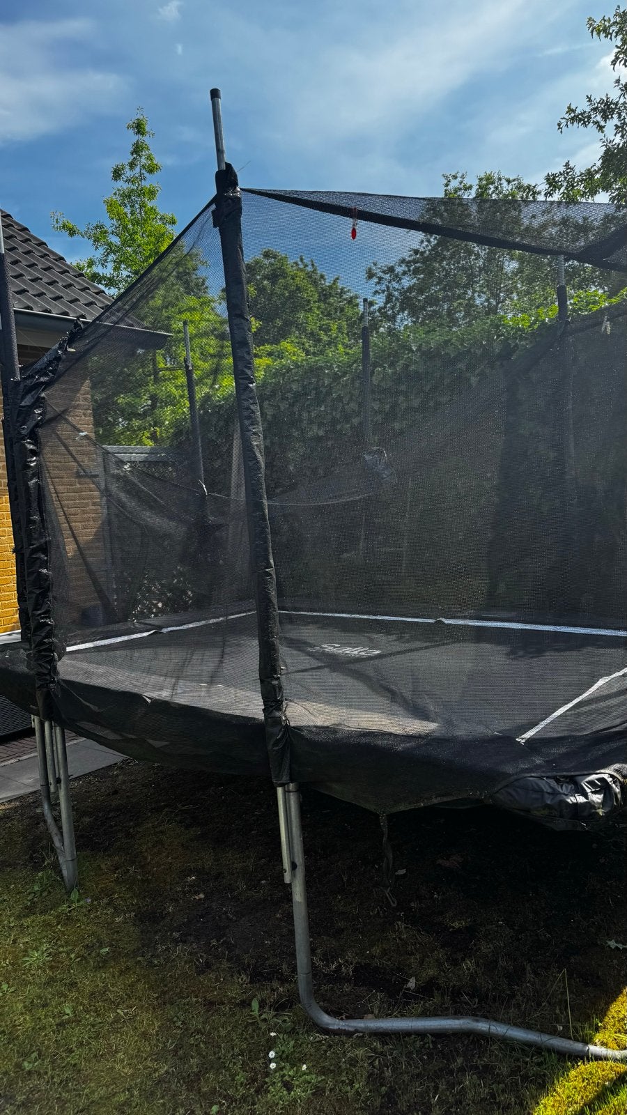 Salta Trampoline - rechthoek 214x305 - Gebruikt, Ophalen, Gebruikt