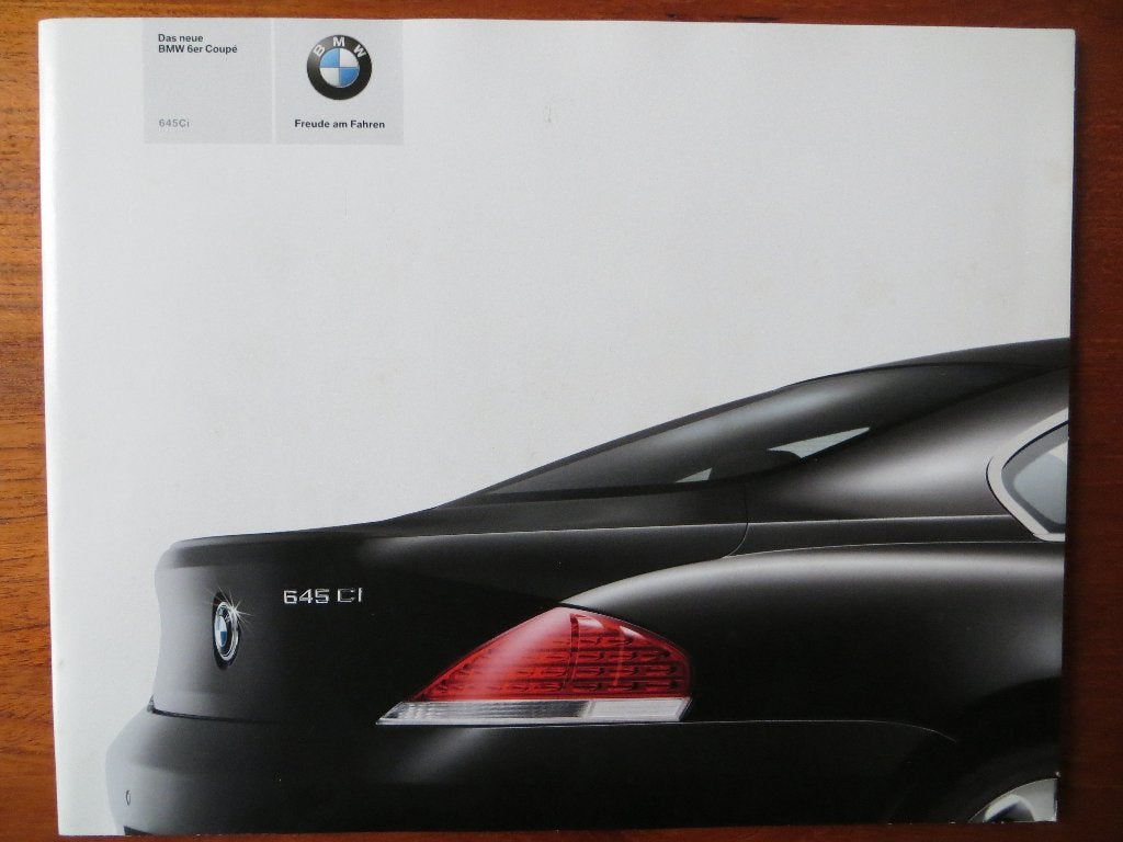 BMW 6-serie Coupé: Das neue BMW 6er Coupé (2003) 645 Ci, Ophalen of Verzenden, Nieuw, BMW