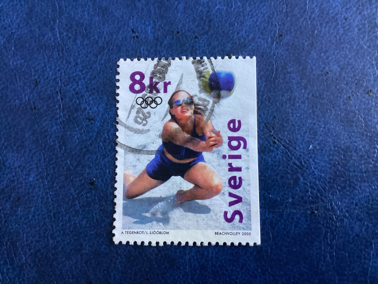Zweden 2000- Mi.2185- Beachvolleybal Olympische Spelen 2000, Verzenden, Zweden, Gestempeld