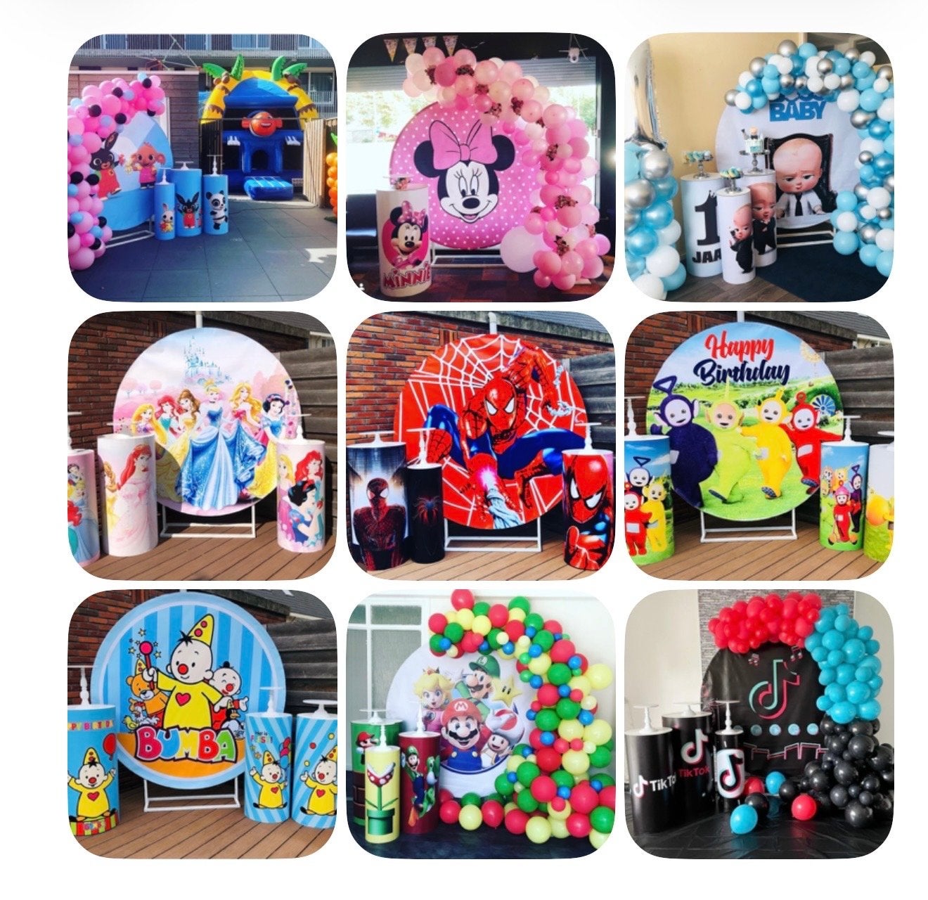 Diverse Feestdecoraties voor Kinderverjaardagen, Ophalen of Verzenden, Zo goed als nieuw, Versiering, Verjaardag