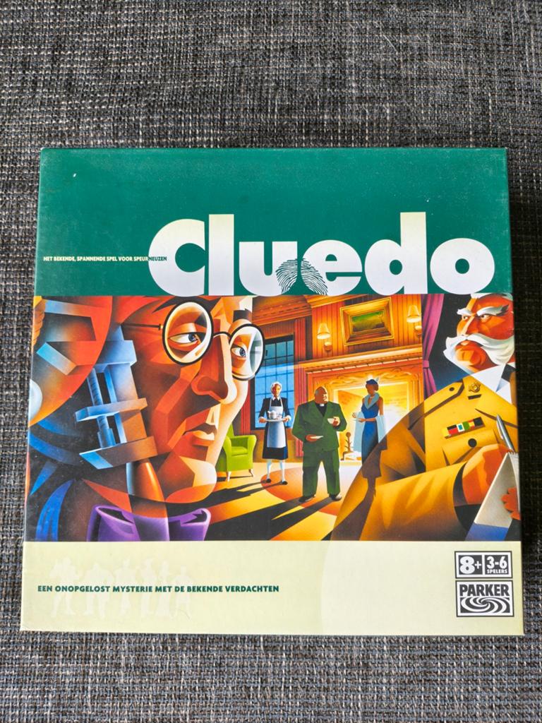 Cluedo, bordspel, Hobby en Vrije tijd, Gezelschapsspellen | Kaartspellen, Ophalen of Verzenden, Gebruikt