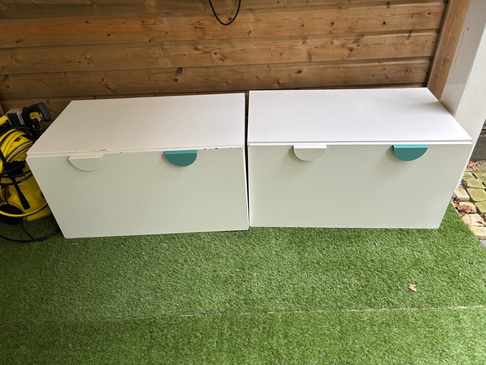 2x  IKEA SMÅSTAD speelgoedkist met bank – gebruikt, Gebruikt, Minder dan 50 cm, Ophalen, Minder dan 90 cm
