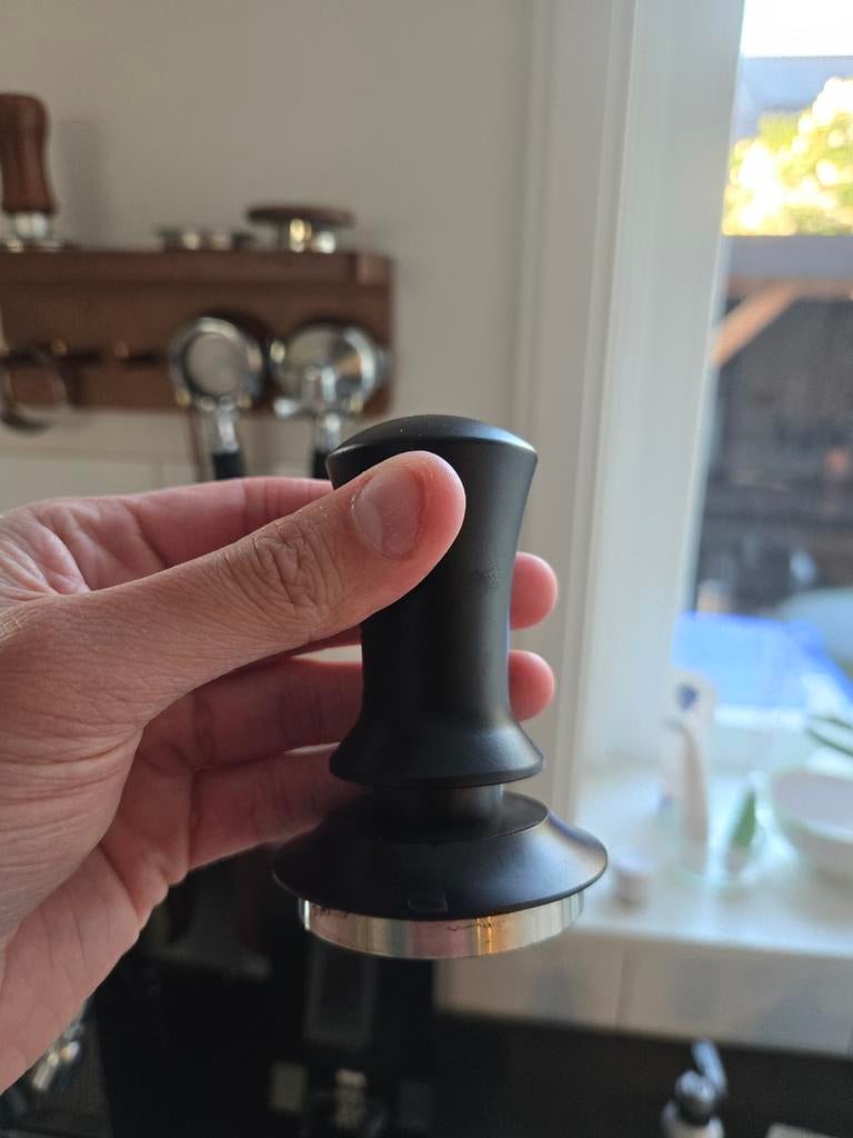 51mm espresso tamper Self-leveling, Ophalen of Verzenden, Gebruikt