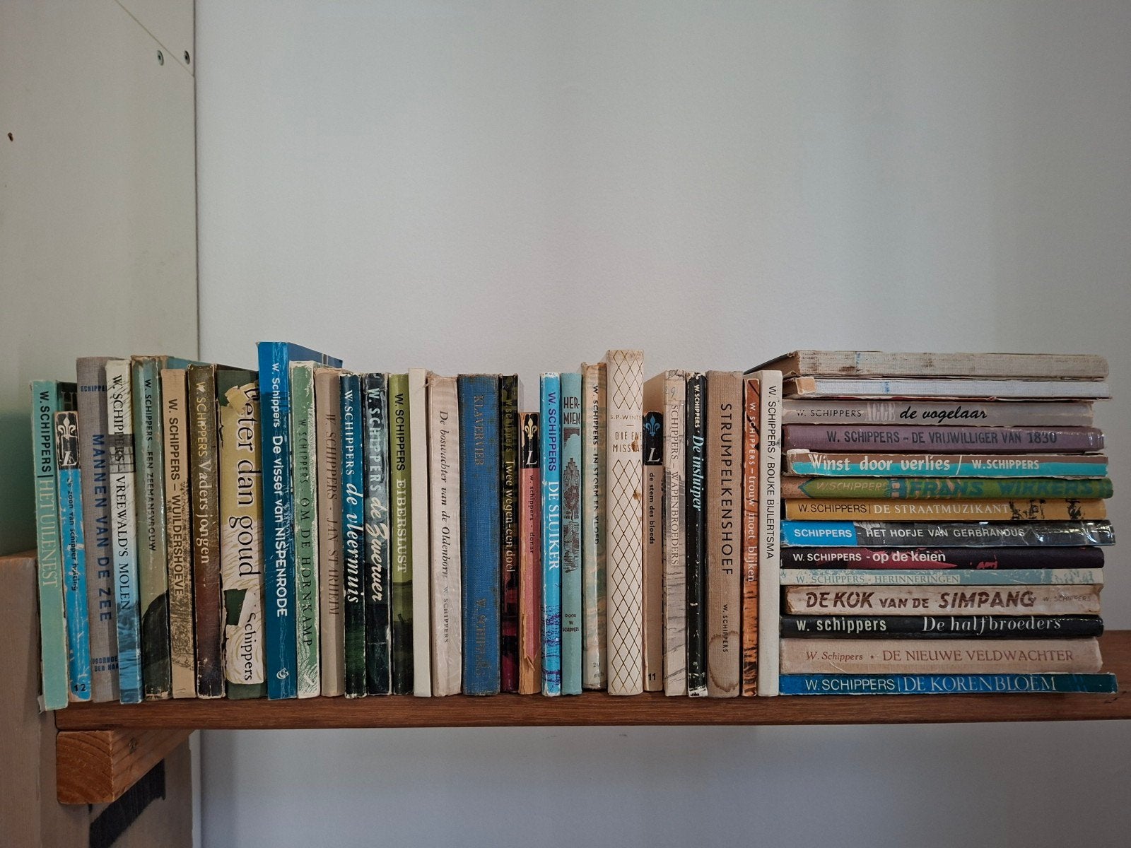 Boeken van W. Schippers - bijna alle titels, Gelezen, Ophalen of Verzenden, Nederland, W. Schippers