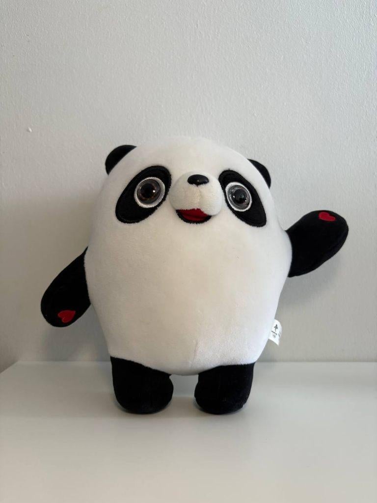 Peking 2022 Olympische Mascotte Bing Dwen Dwen Knuffel, Overige merken, Overige karakters, Overige typen, Ophalen of Verzenden