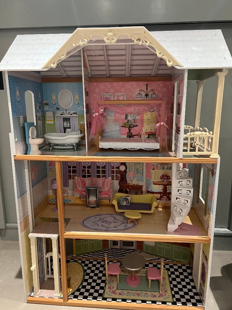 KidKraft poppenhuis, ook geschikt voor Barbie, Kinderen en Baby's, Speelgoed | Poppenhuizen, Ophalen, Gebruikt, Poppenhuis