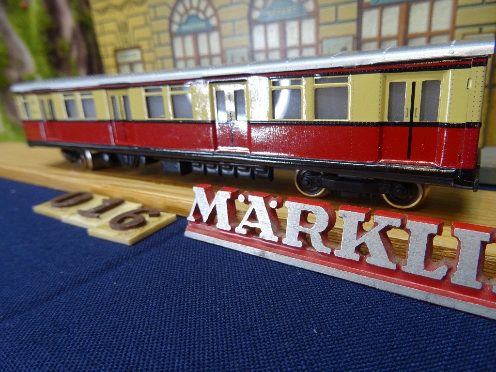 016=Marklin 4187 bijwagen voor de 3128 S baan.268, Hobby en Vrije tijd, Modeltreinen | H0, Wisselstroom, Wagon, Ophalen of Verzenden