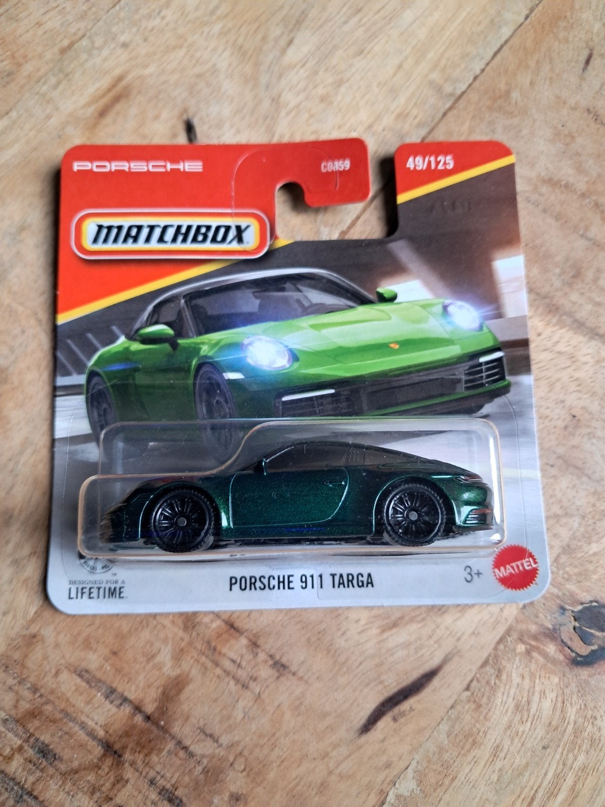 Matchbox Porsche 911 Targa groen nieuw in verpakking, Ophalen of Verzenden, Nieuw, Auto
