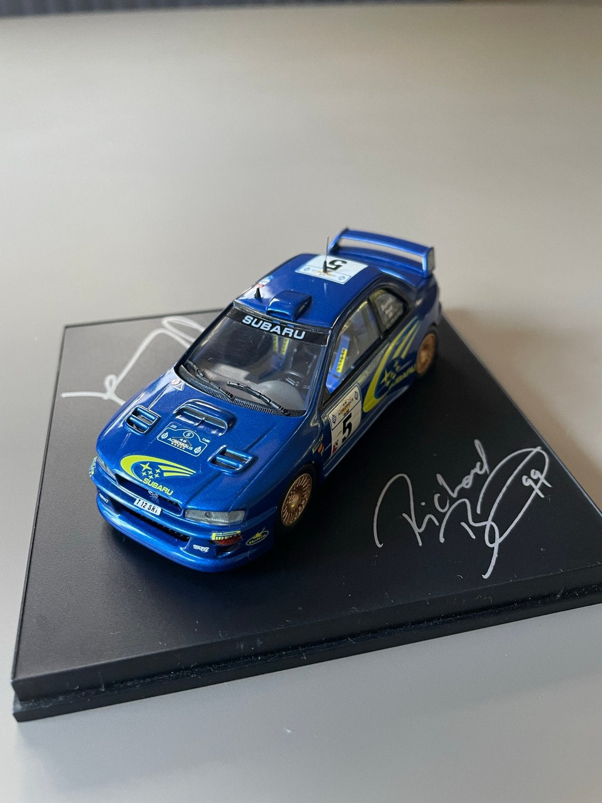 Trofeu Subaru Impreza WRC Richard Burns 1:43 modelauto, Ophalen of Verzenden, Zo goed als nieuw, Auto, Overige merken