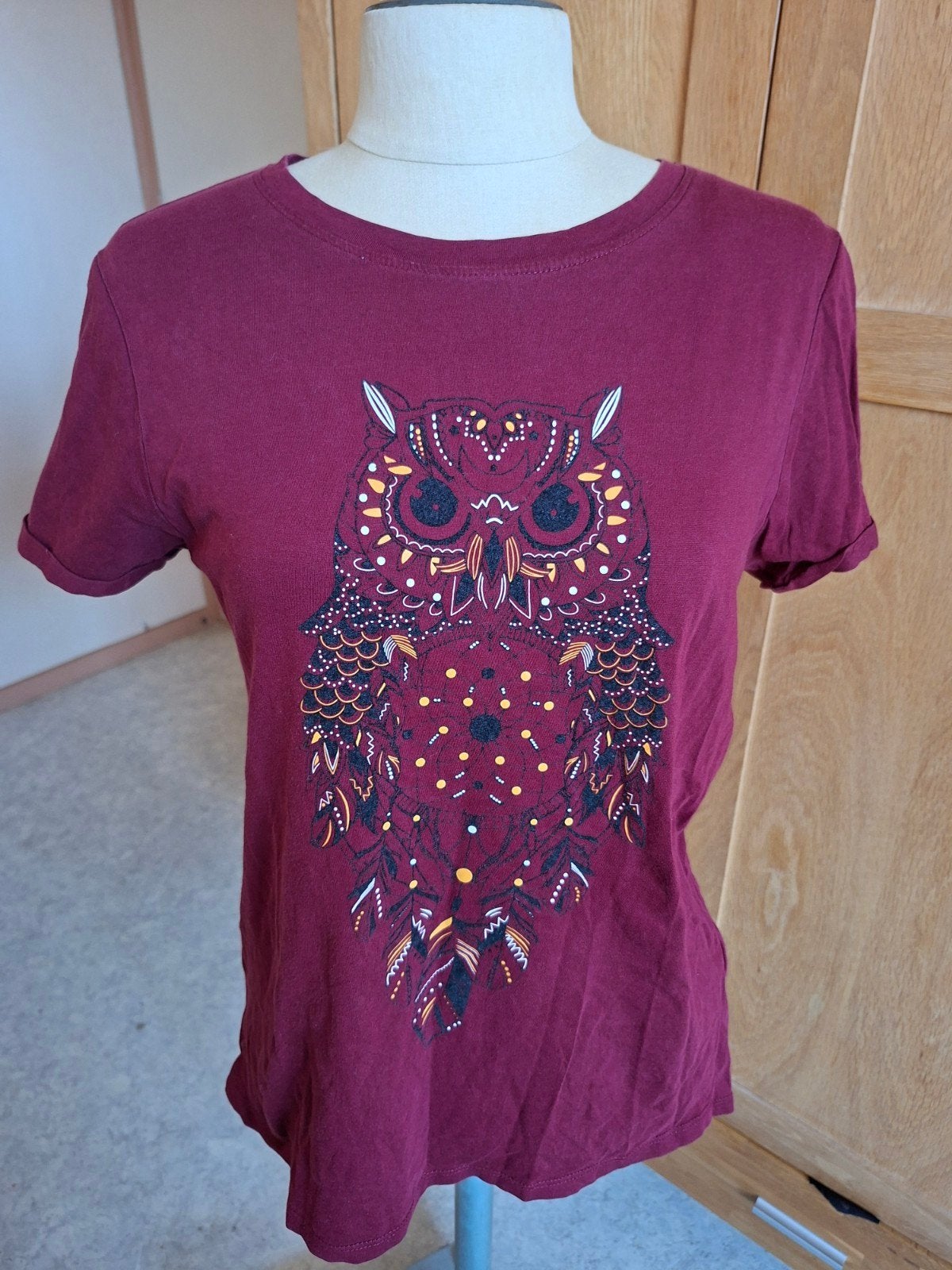Leuk FB Sister shirt met uil print, maat S, Kleding | Dames, FB Sister, Ophalen of Verzenden