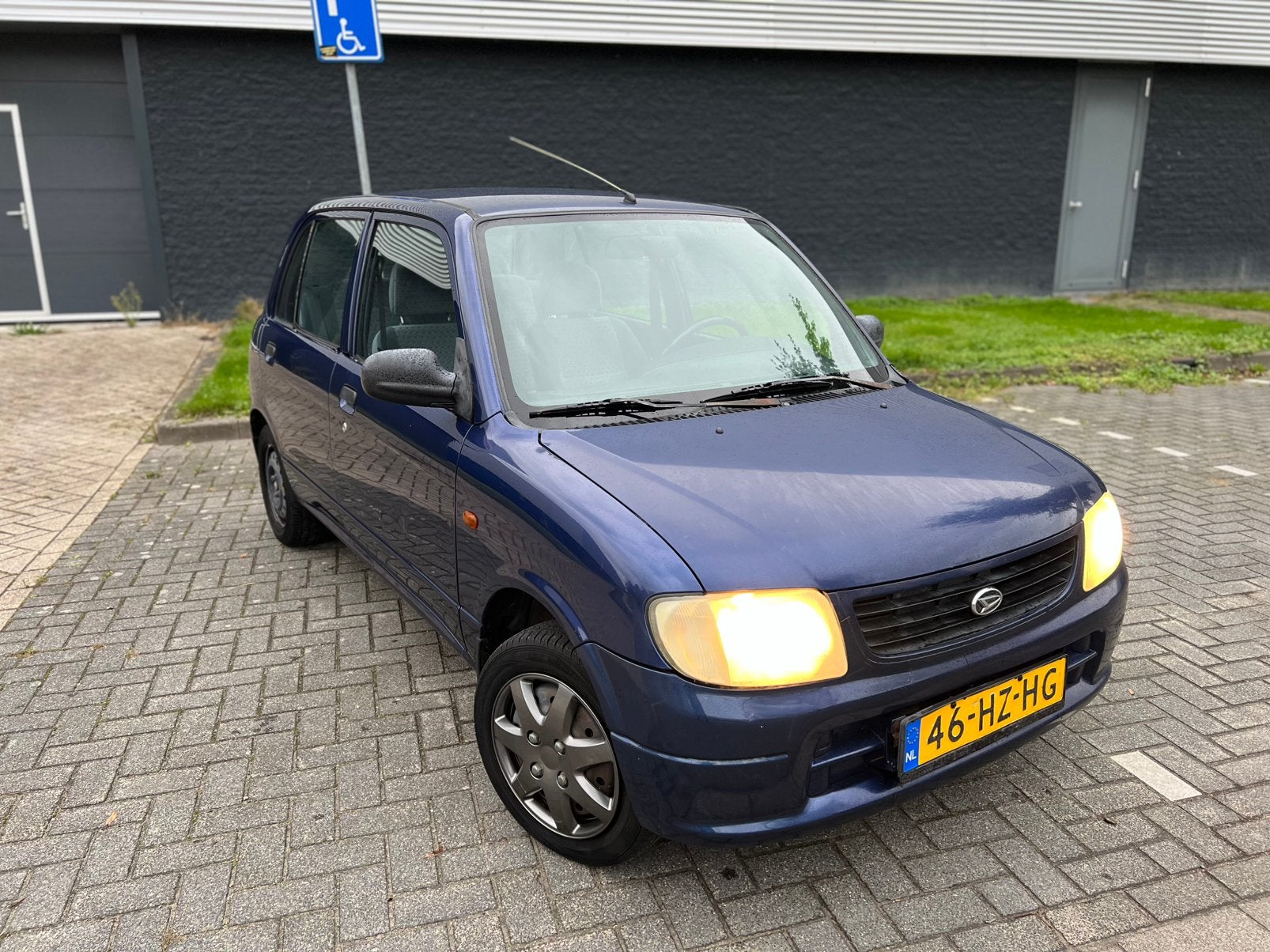 Daihatsu Cuore 1.0 STI AUTOMAAT Blauw 5 Deurs, Nieuwe APK, Auto's, 600 kg, Cuore, Origineel Nederlands, 989 cc