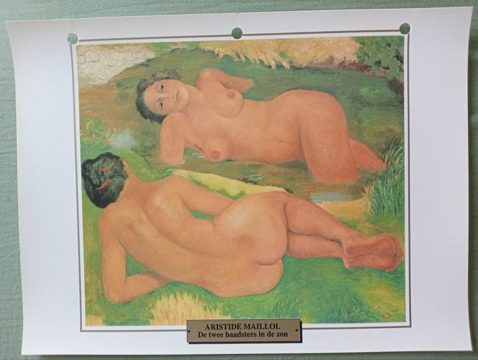 Offset Prent Aristide Maillol - Naakt Erotiek (1995), Ophalen of Verzenden