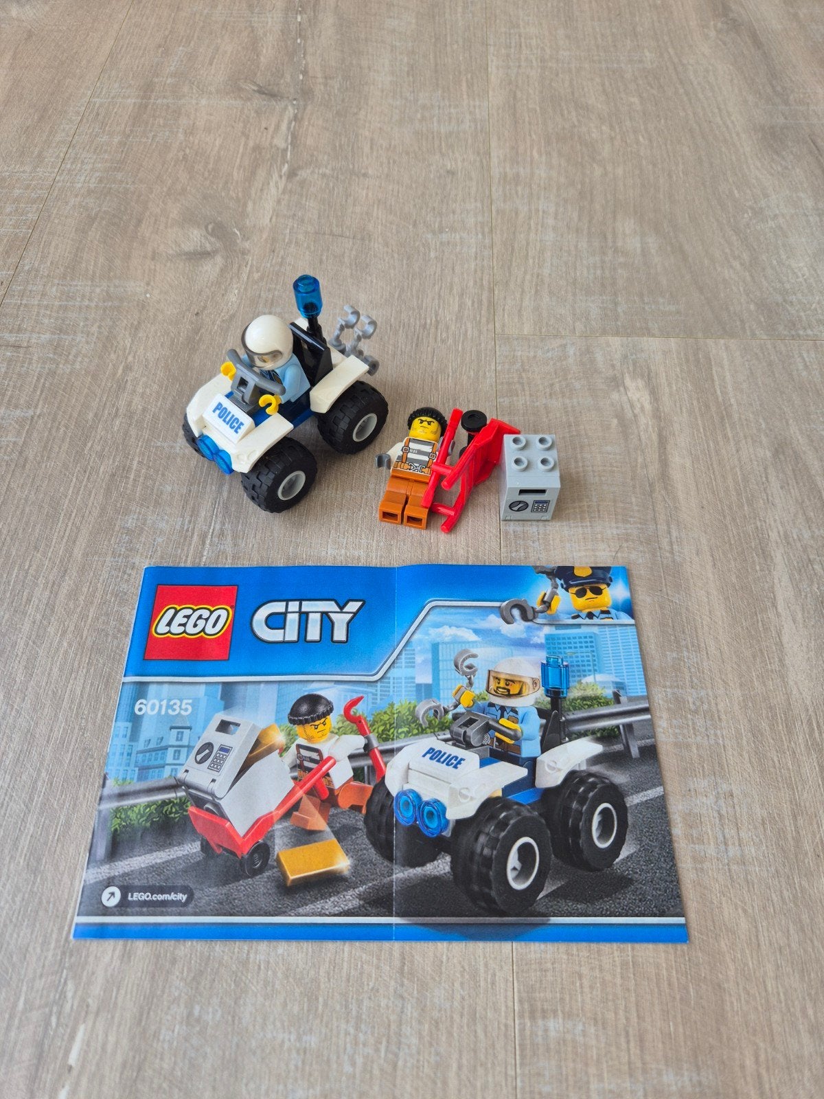 60135 lego city politiequad met boef, Ophalen, City, Lego, Zo goed als nieuw