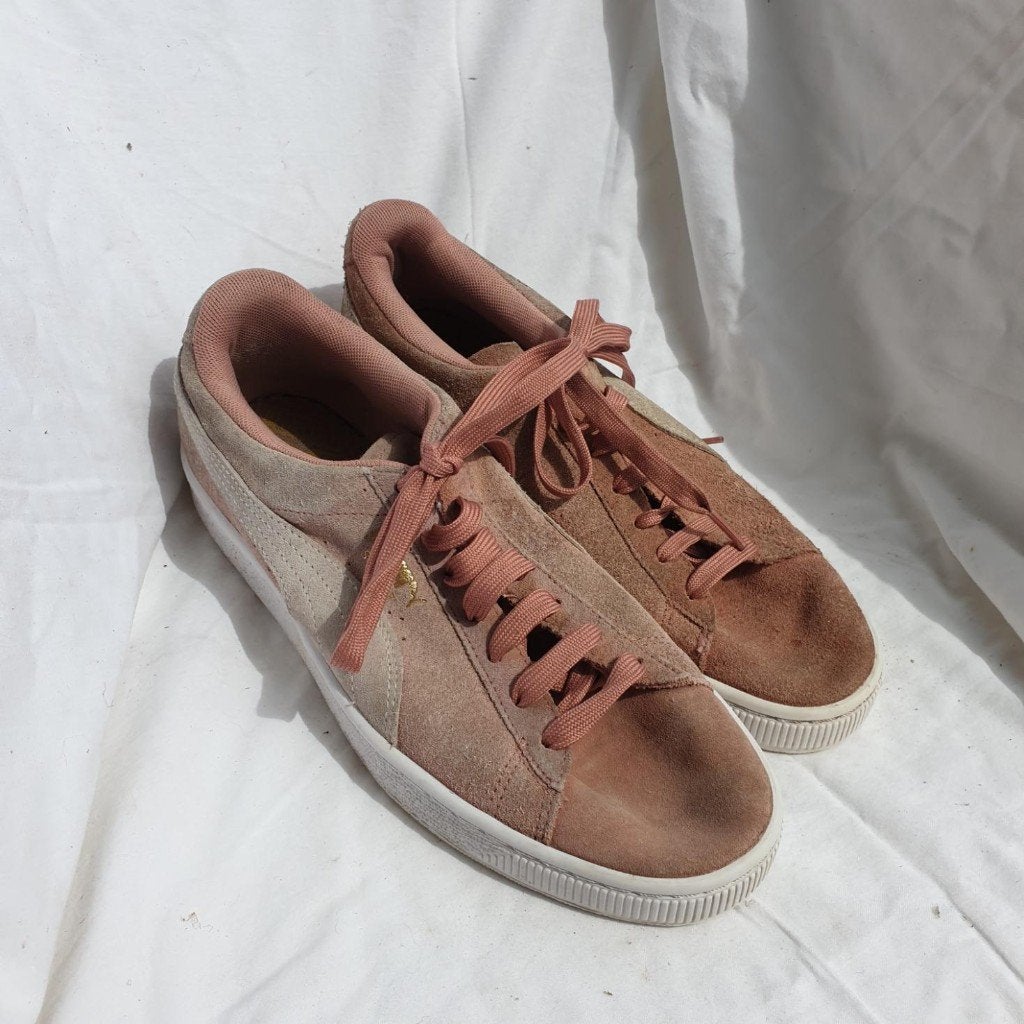 Stoere roze sneakers, leer. Mt 40. Merk Puma, ., Ophalen of Verzenden, ., Roze
