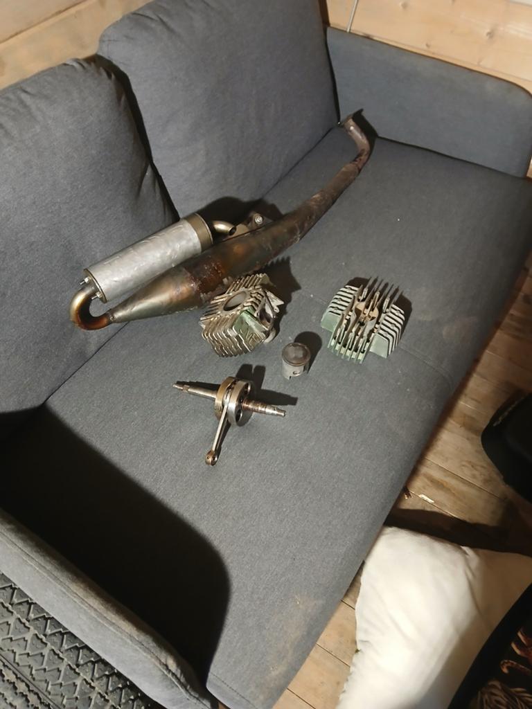 Tomos spullen, Ophalen, Gebruikt