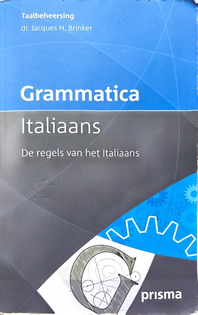 Studieboek Grammatica Italiaans - Dr. Jacques H. Brinker, Boeken, Verzenden, Zo goed als nieuw, Alpha, Dr. Jacques H Brinker