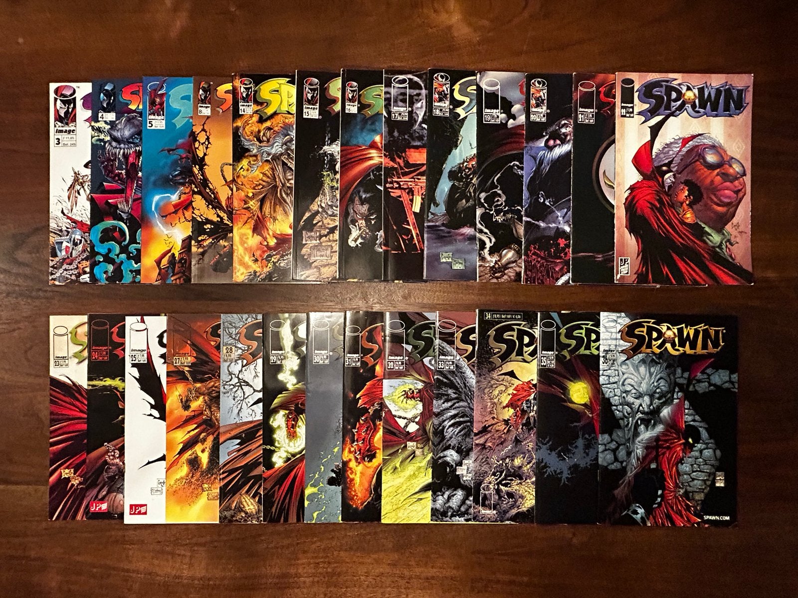 Spawn Lot (26 stuks) - Prachtige staat! Junior Press Comics, Boeken, Meerdere stripboeken, Ophalen of Verzenden, Zo goed als nieuw
