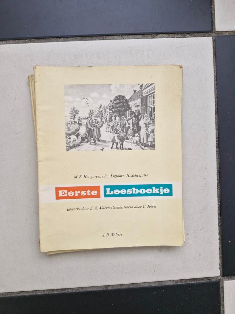 Antiek Eerste Leesboekje Hoogeveen, Ligthart, Scheepstra, M.B. Hoogeveen, Jan Ligthart, H. Scheepstra, Nederlands, Overige niveaus