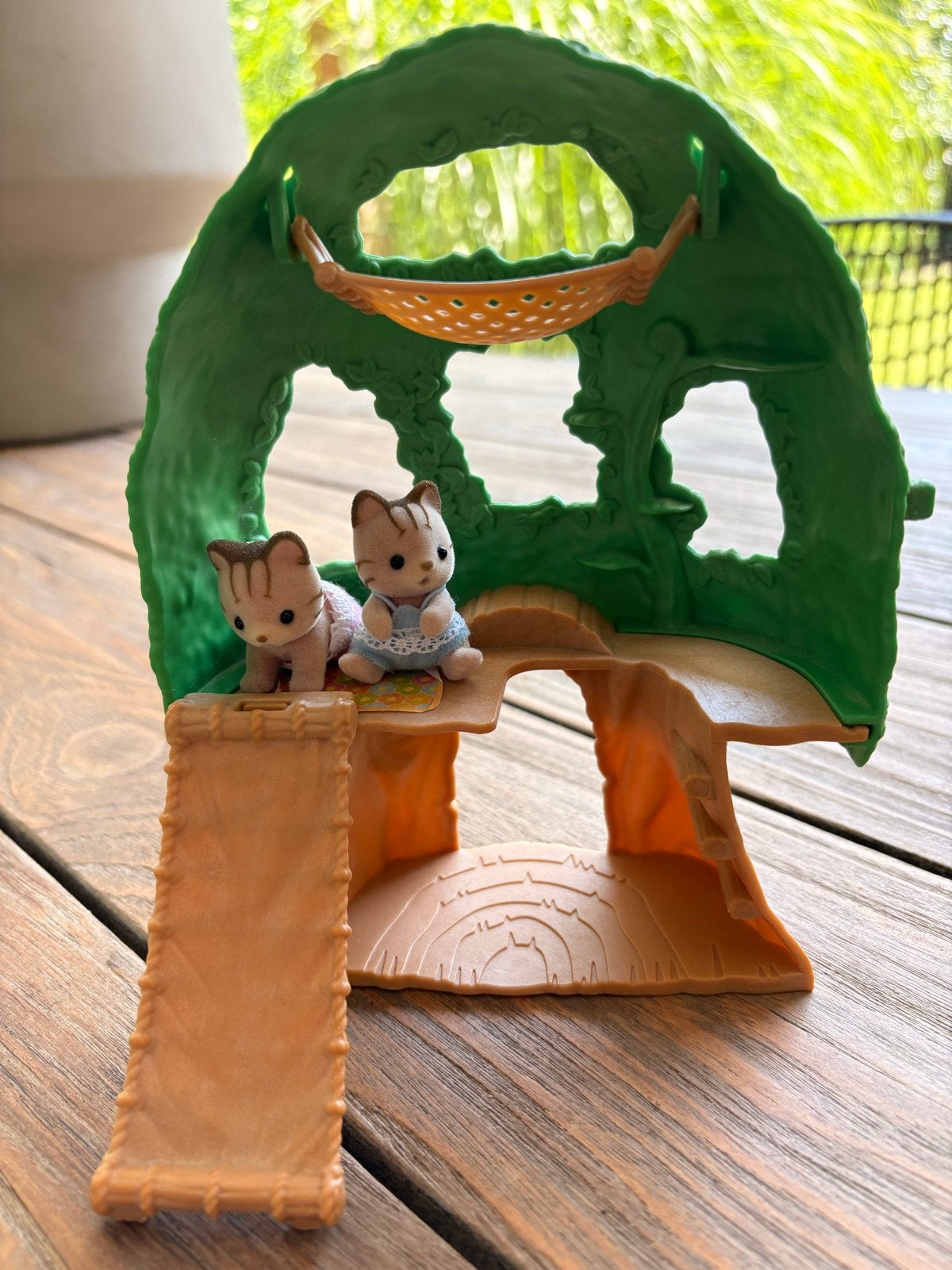 Sylvanian Families Boomhut met Katjes, Ophalen of Verzenden, Zo goed als nieuw, Jongen of Meisje