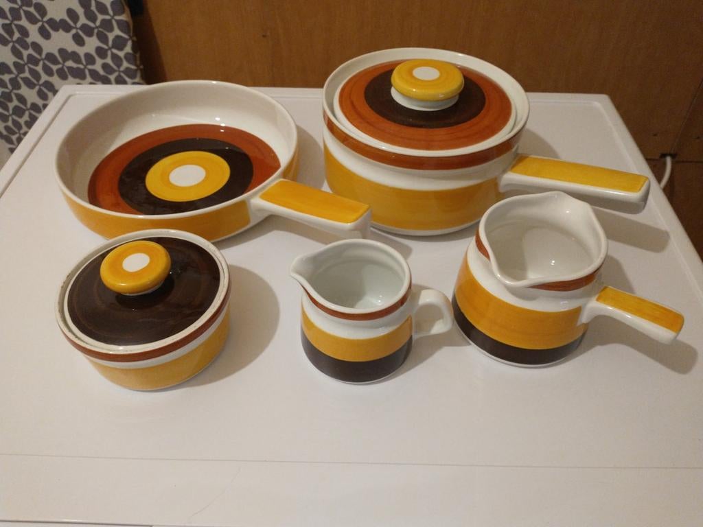 Rörstrand Fokus servies accessoires. jaren 70 Zweden vintage, Antiek en Kunst, Ophalen