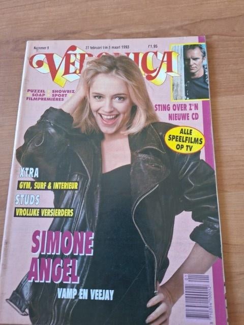Veronica 1993 Simone Angel Pamela Anderson Sting, Verzamelen, Ophalen of Verzenden, 1980 tot heden, Nederland, Tijdschrift